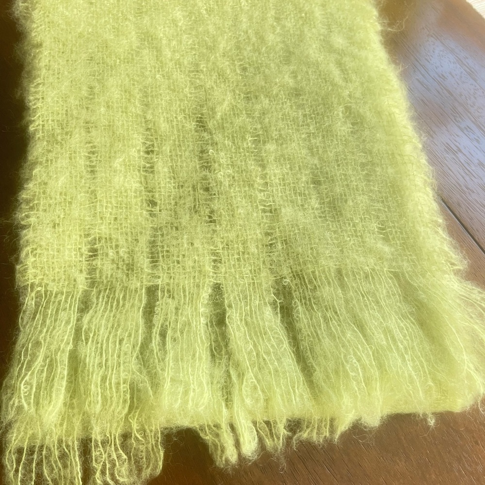 Avoca Handwoven Mohair and Wool Scarf